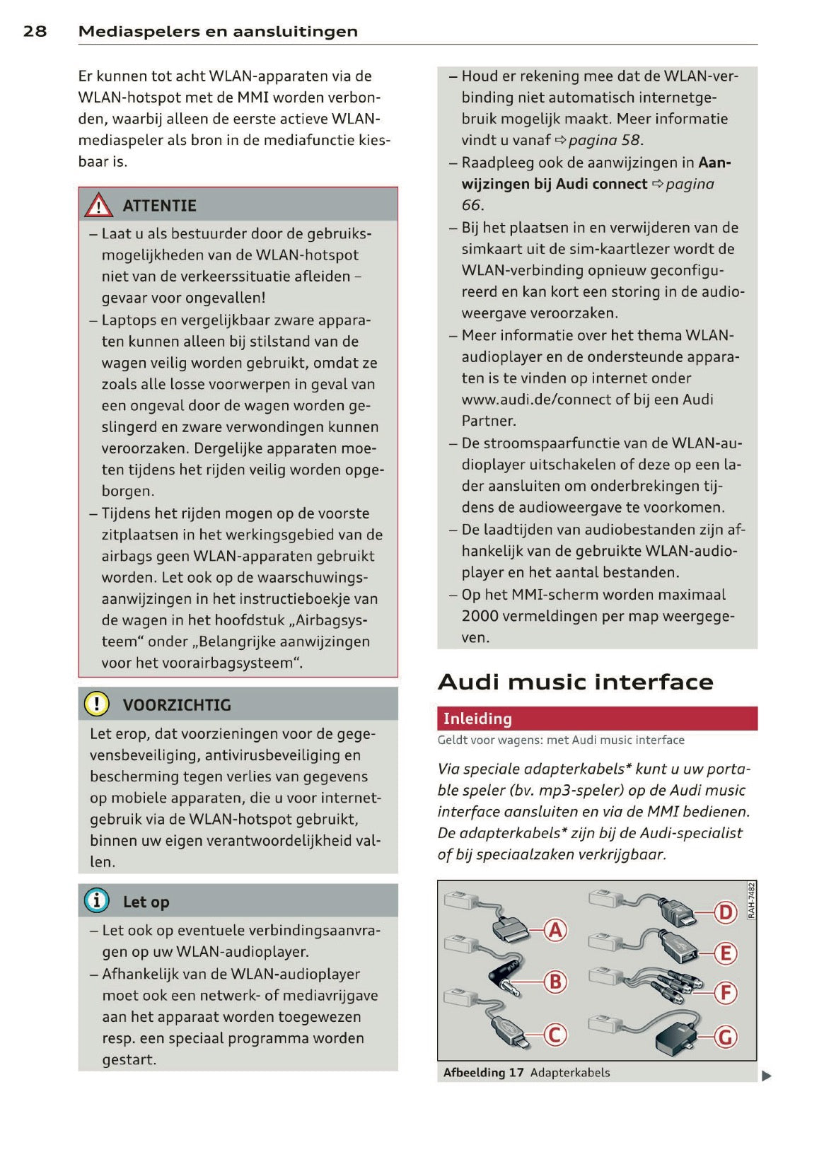 2014 Audi A5/S5 MMI Navigation Plus Infotainment Manual | Dutch