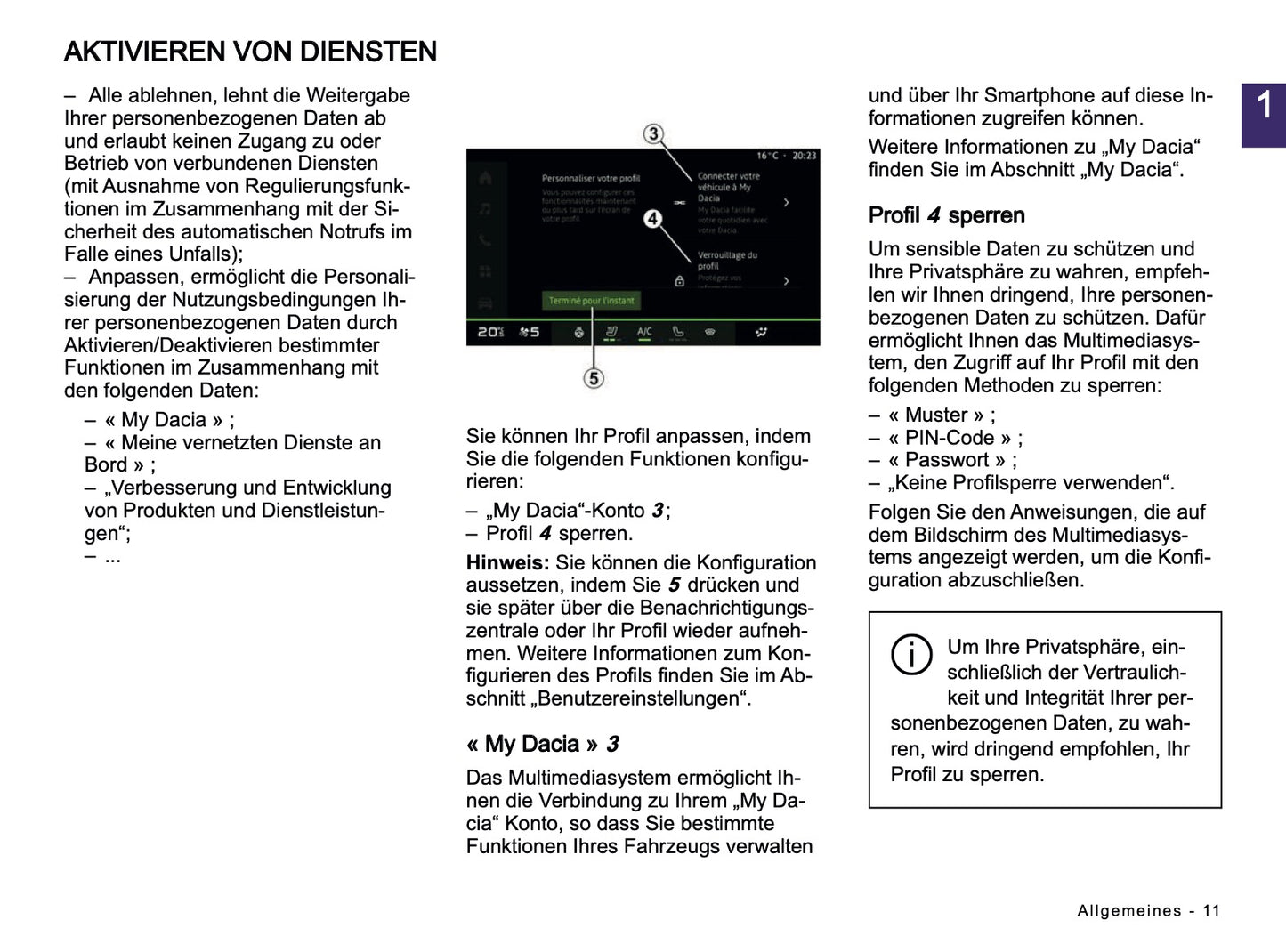 2024-2025 Dacia Media Nav Live Infotainment Anleitung | Deutsch