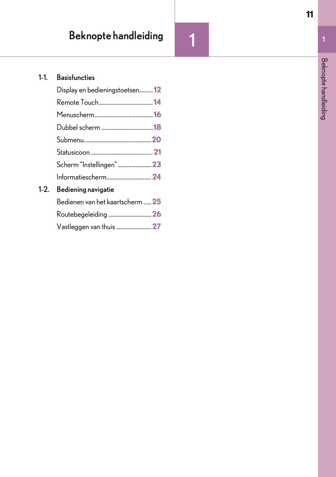 2021-2023 Lexus LC 500 Convertible Navigation Manual | Dutch