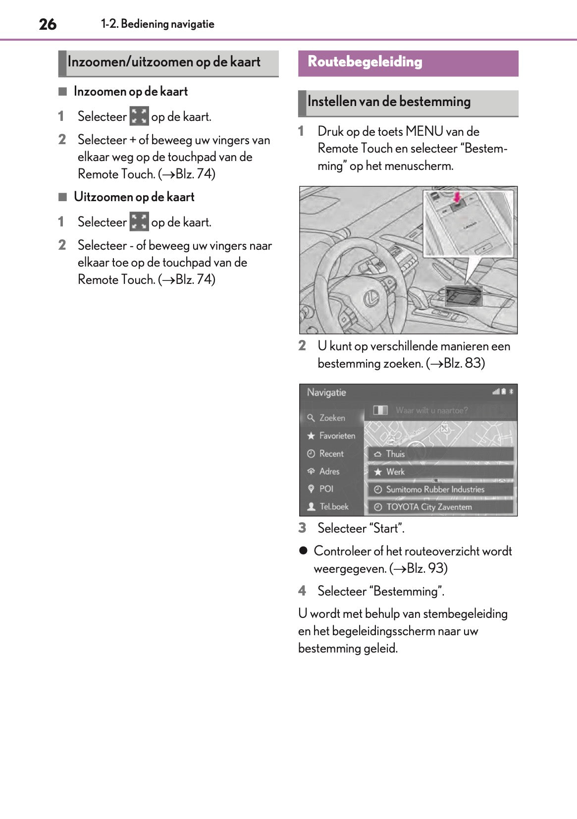 2021-2023 Lexus LC 500 Convertible Navigation Manual | Dutch