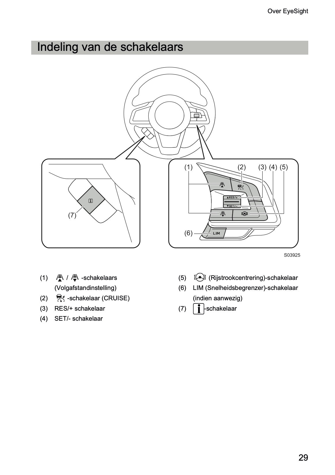 2022 Subaru Outback EyeSight Manual | Dutch
