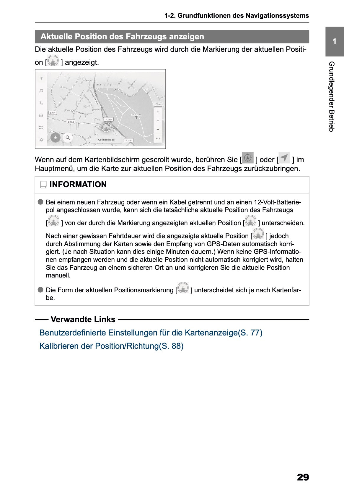 2025 Toyota Corolla Cross Hybrid Navigation Handbuch | Deutsch