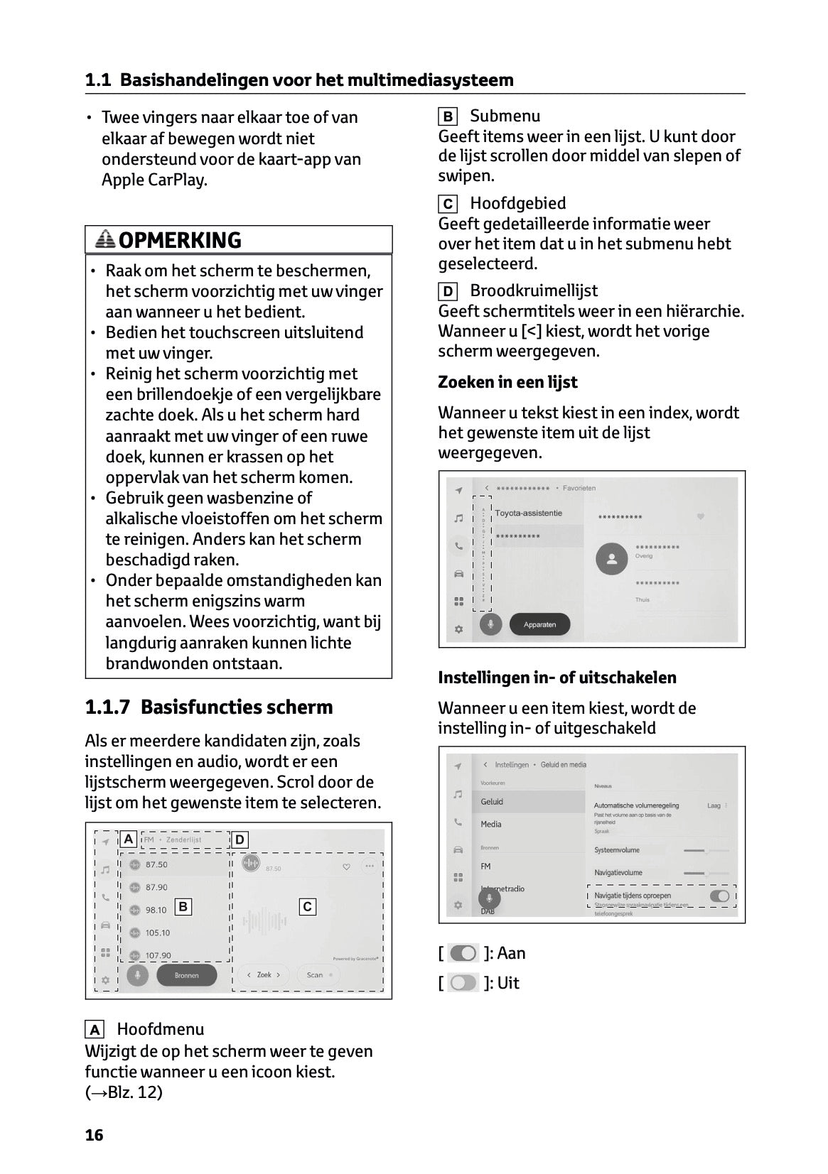 2023-2024 Toyota RAV4/RAV4 Hybrid Infotainment Manual | Dutch