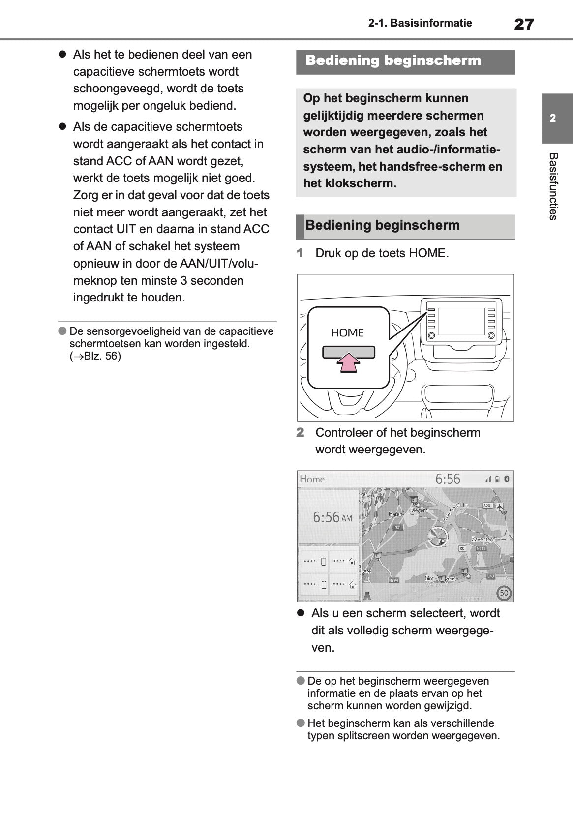 2021 Toyota Yaris Navigation Manual | Dutch