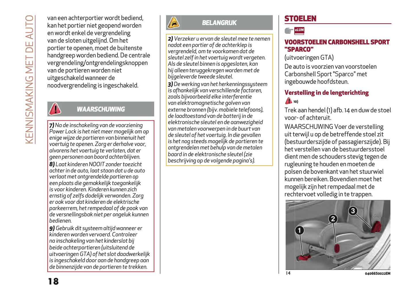 2021-2025 Alfa Romeo Giulia GTA/GTAm Owner's Manual | Dutch