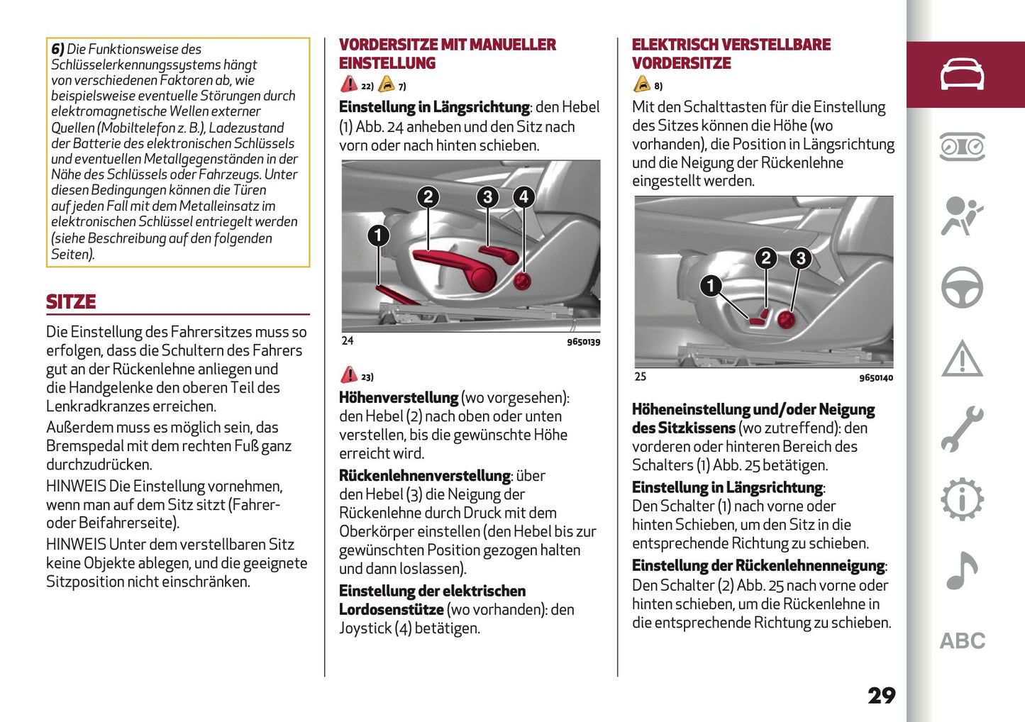 2024-2025 Alfa Romeo Tonale Bedienungsanleitung | Deutsch