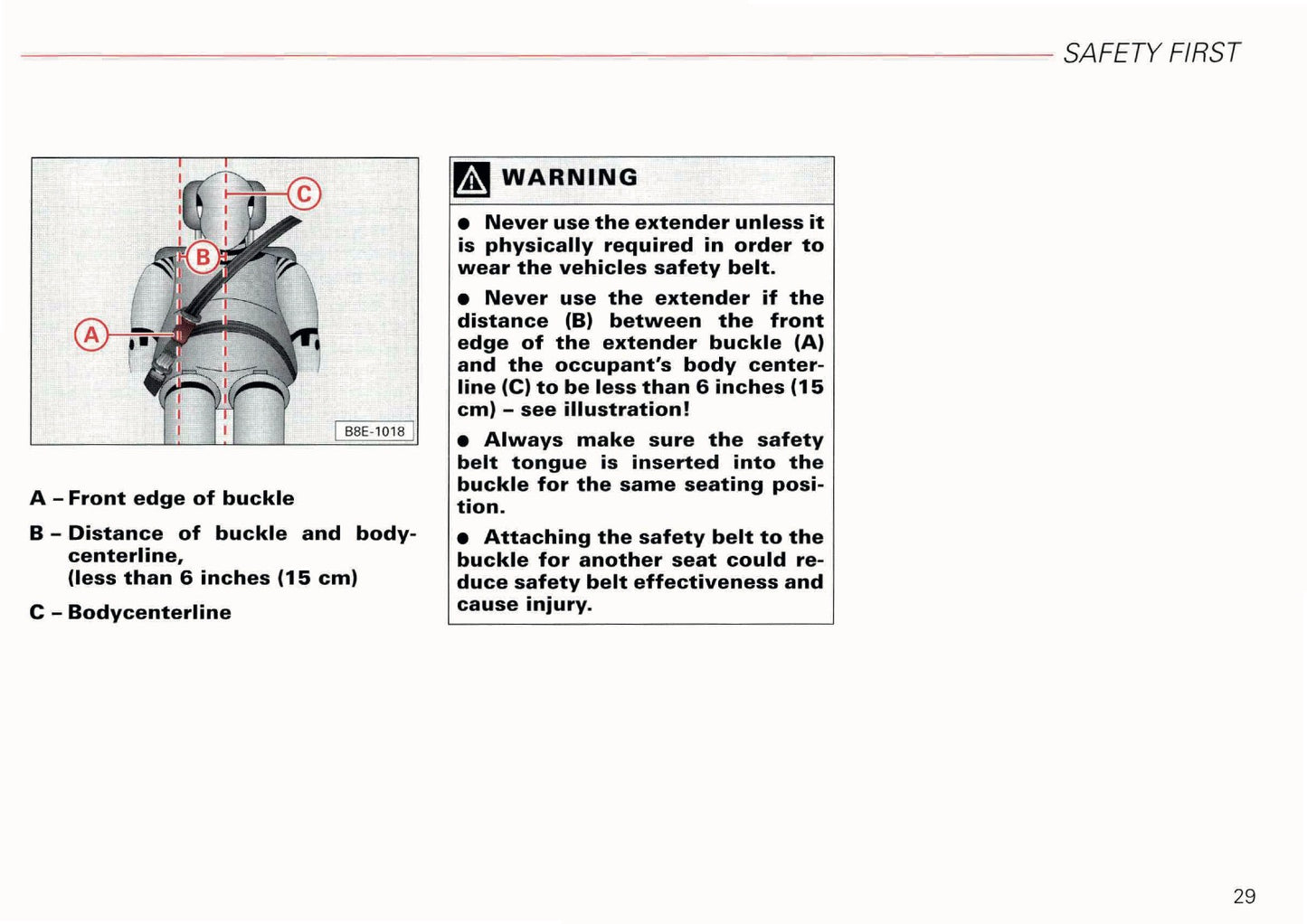 2002 Audi A6 Avant Owner's Manual | English US