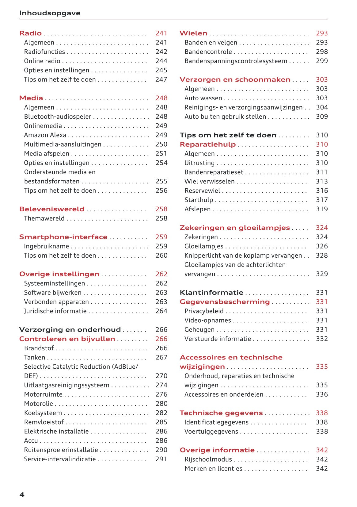 2023 Audi Q3 Bedienungsanleitung | Niederländisch