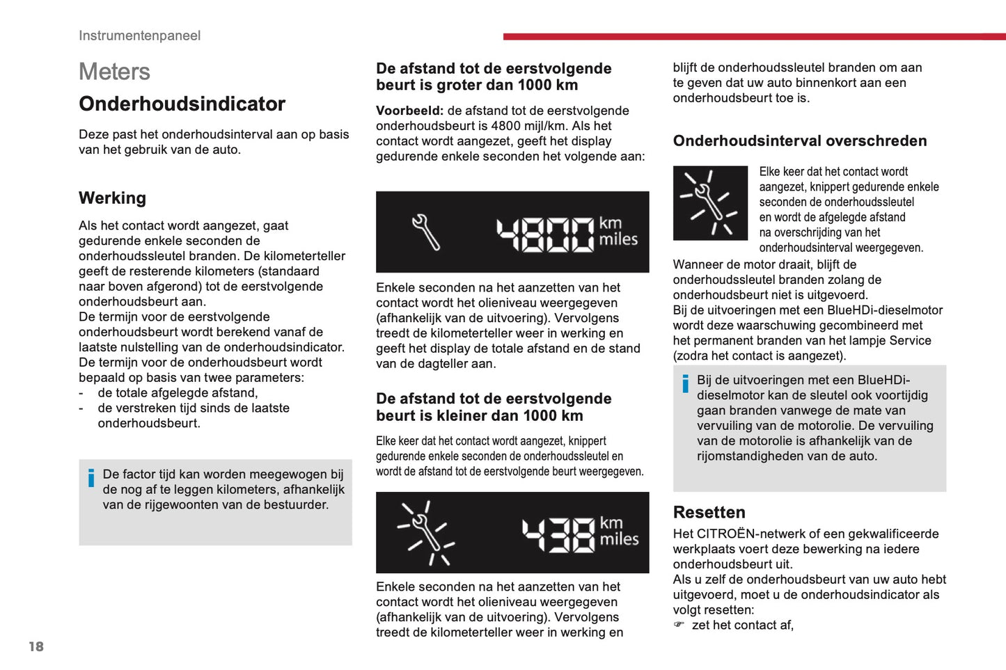 2017-2018 Citroën Berlingo Owner's Manual | Dutch