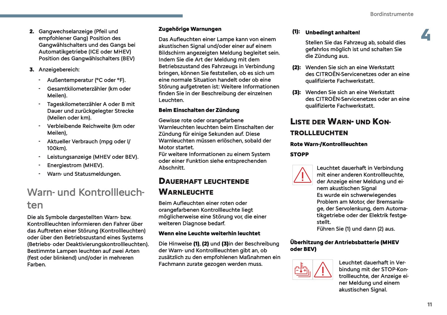 2025 Citroën C3 Bedienungsanleitung | Deutsch