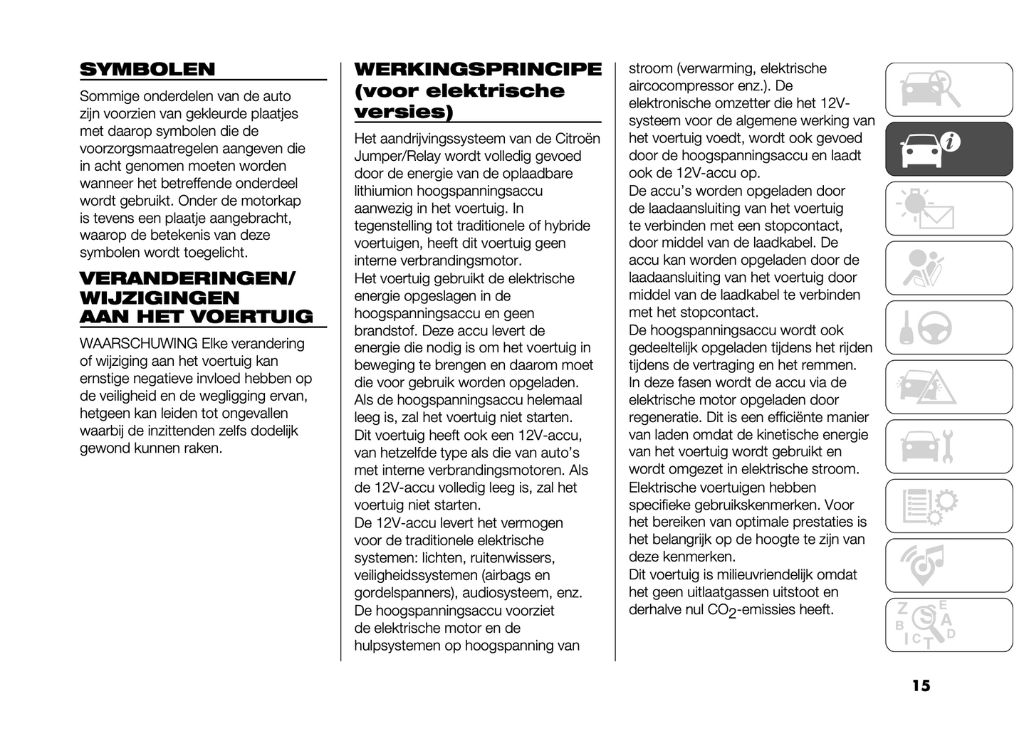 2024 Citroën Jumper/ë-Jumper/Relay/ë-Relay Owner's Manual | Dutch