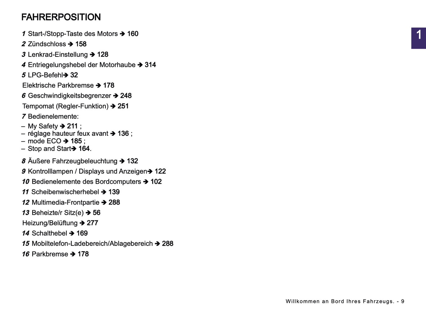 2024-2025 Dacia Duster Owner's Manual | German