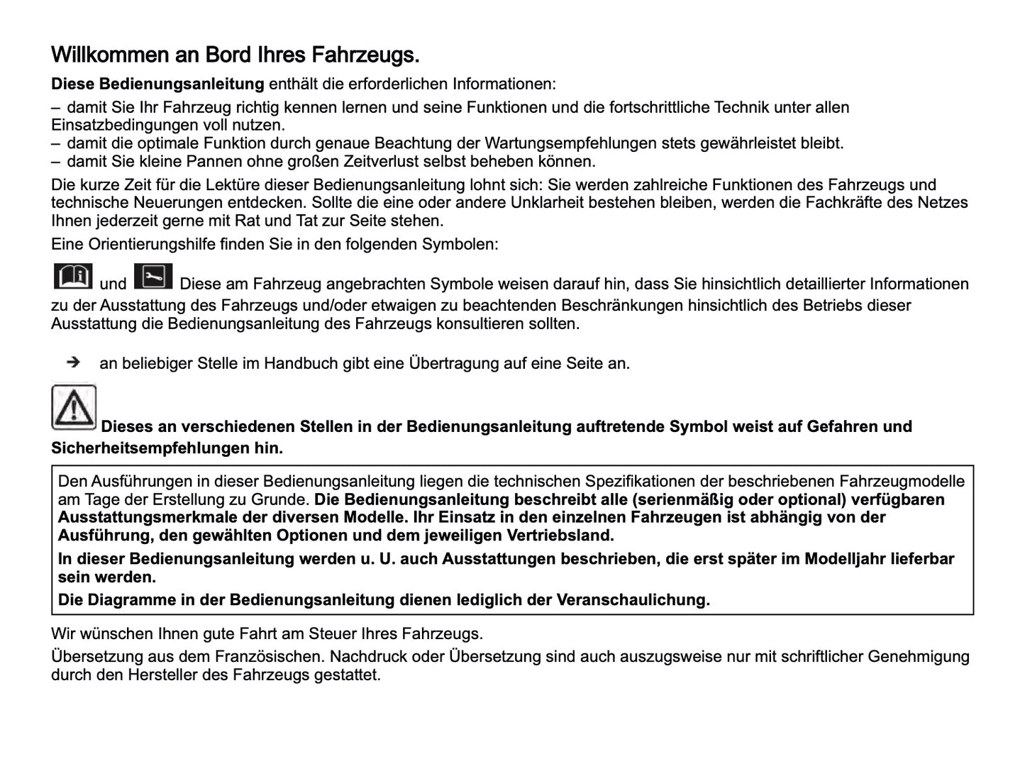 2024-2025 Dacia Duster Owner's Manual | German