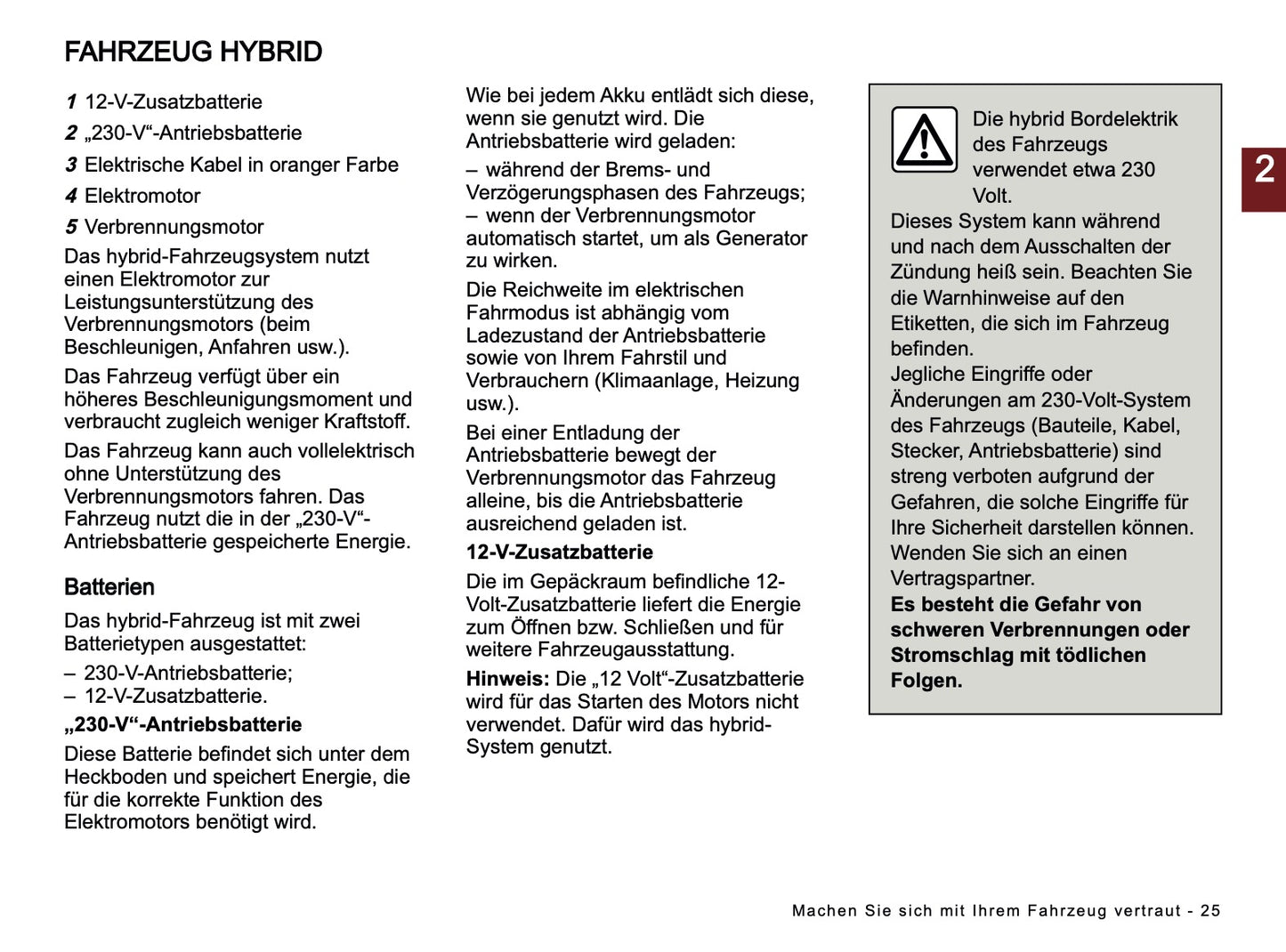 2024-2025 Dacia Duster Owner's Manual | German