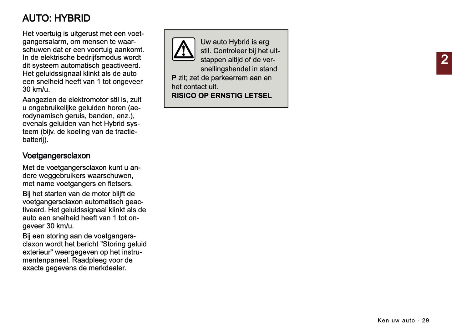 2025-2026 Dacia Jogger Owner's Manual | Dutch