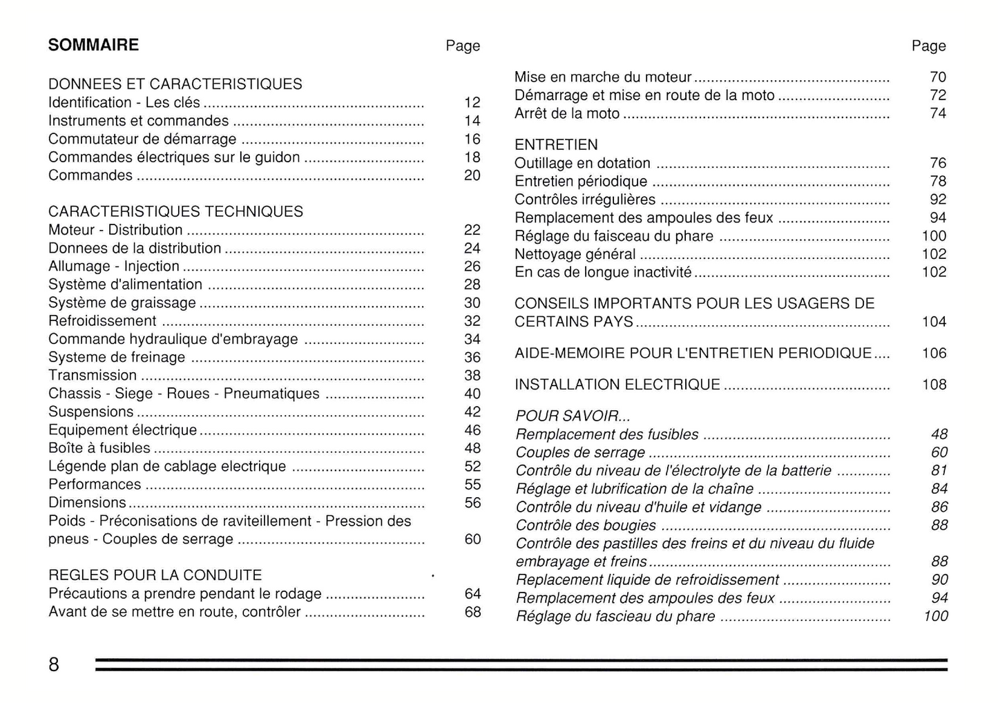 1991 Ducati 907 I.E. Owner's Manual | English