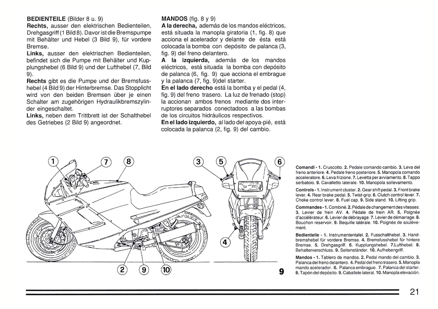 1991 Ducati 907 I.E. Owner's Manual | English