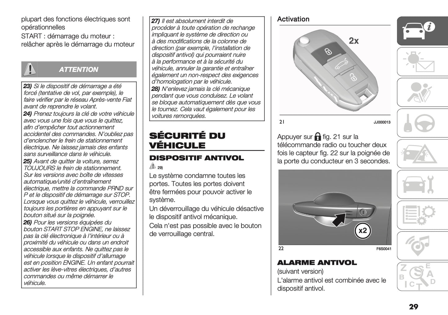 2026 Fiat 600 Owner's Manual | French