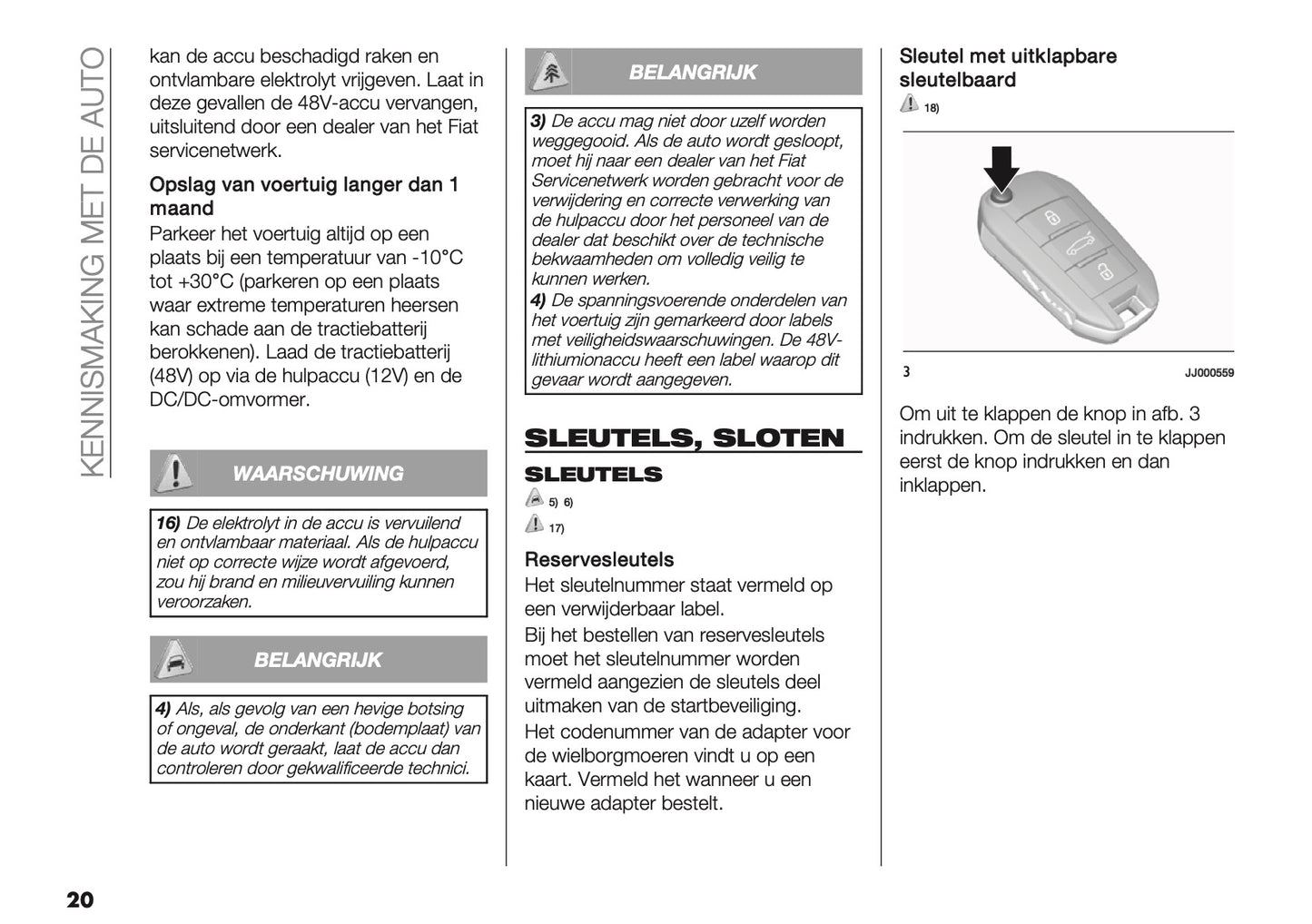 2024-2025 Fiat 600 Owner's Manual | Dutch