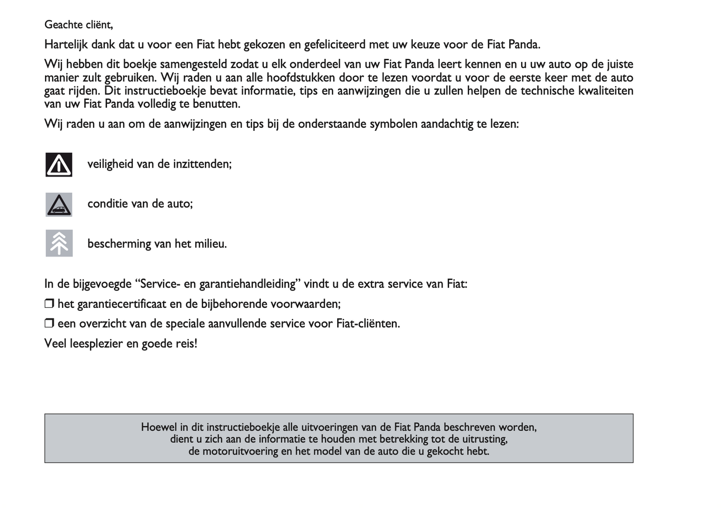2009-2010 Fiat Panda Bedienungsanleitung | Niederländisch