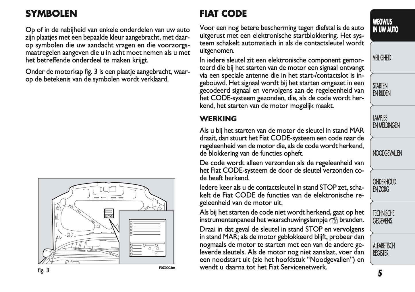 2009-2010 Fiat Panda Bedienungsanleitung | Niederländisch