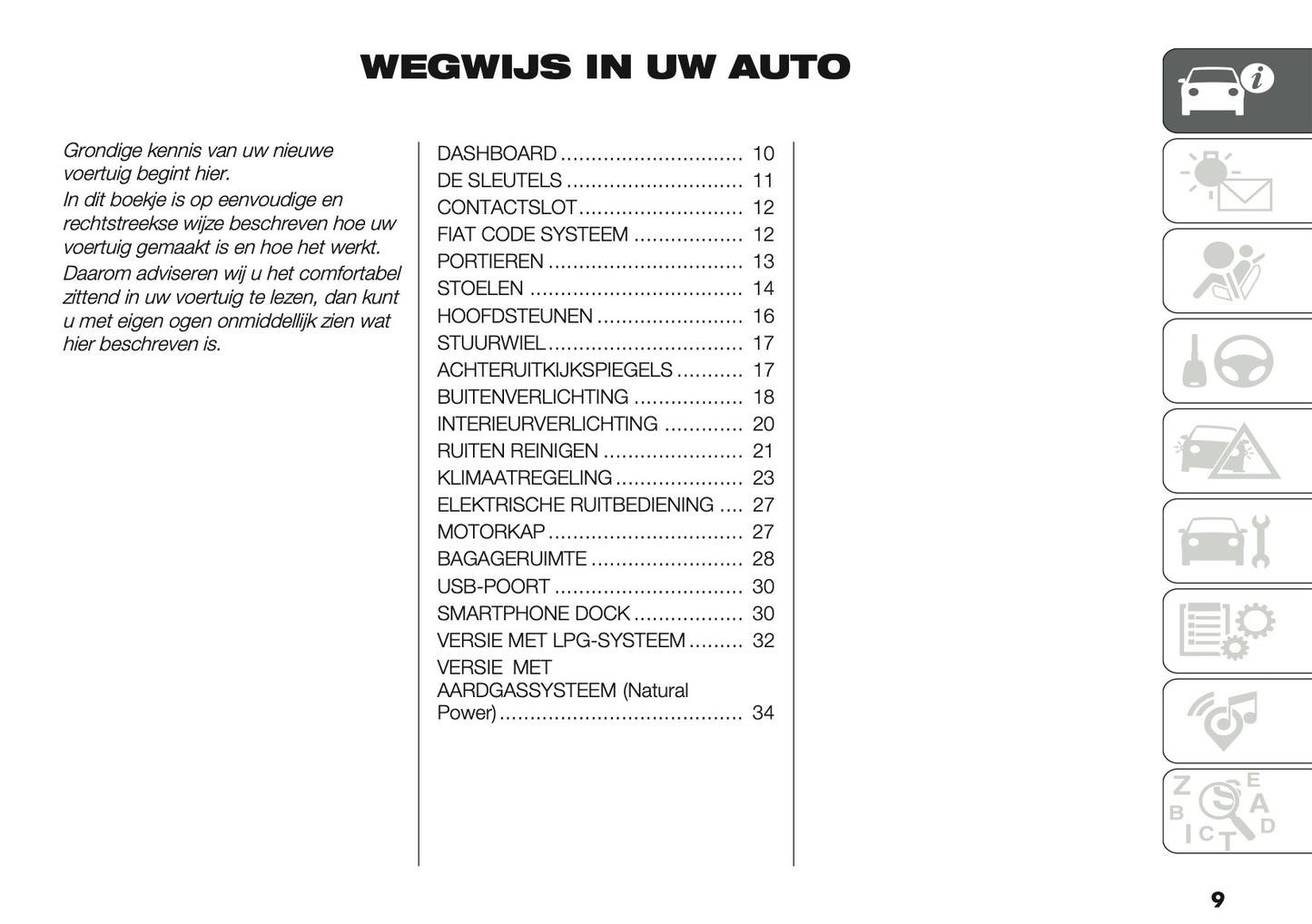 2019 Fiat Panda Owner's Manual | Dutch
