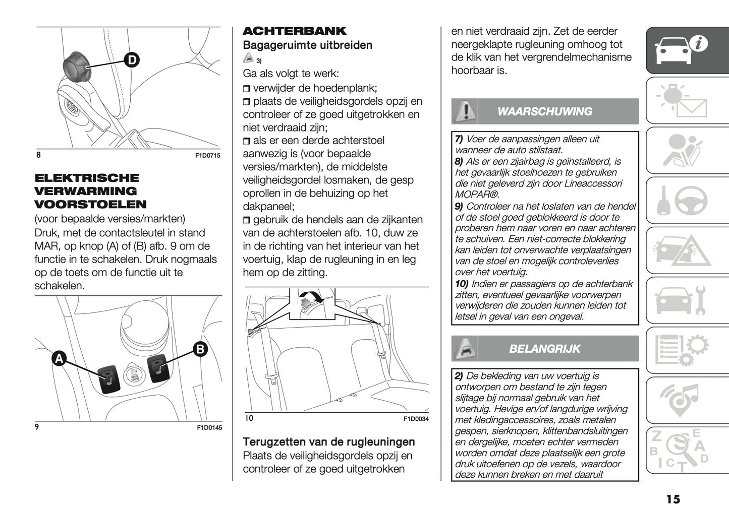 2019 Fiat Panda Owner's Manual | Dutch