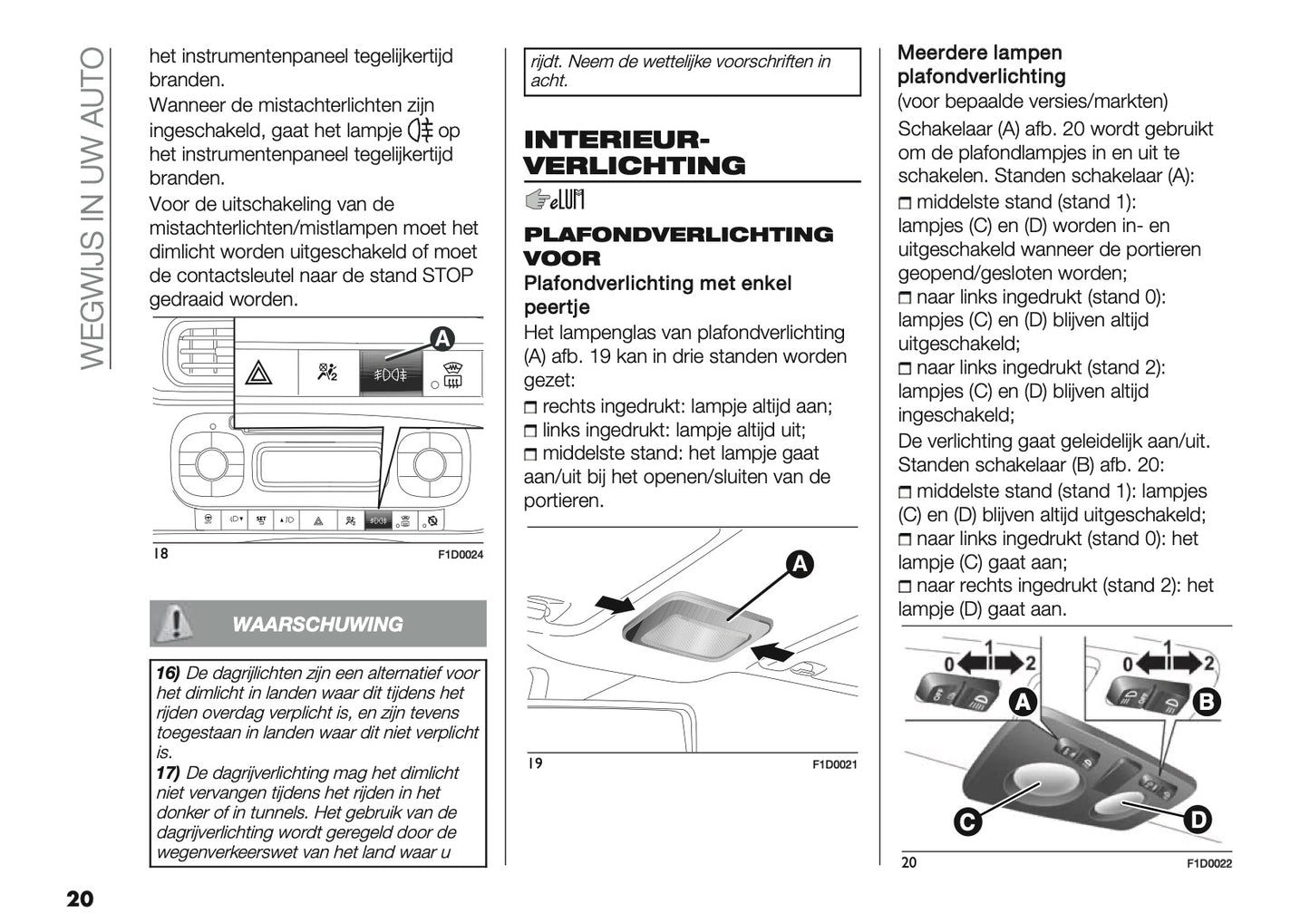2019 Fiat Panda Owner's Manual | Dutch