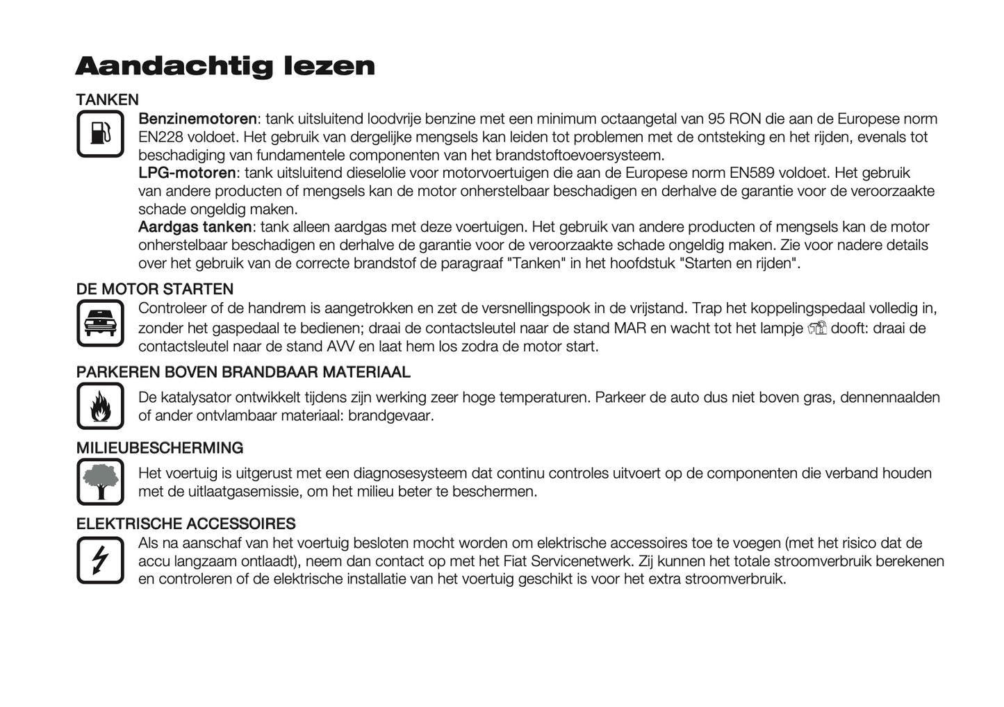 2019 Fiat Panda Owner's Manual | Dutch