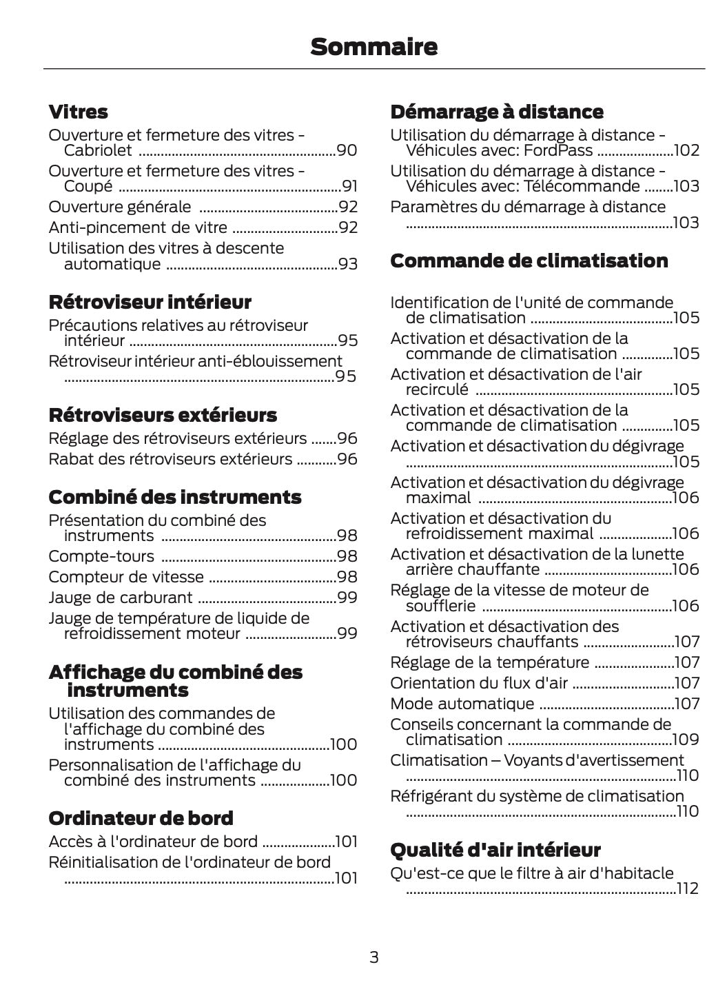2025-2026 Ford Mustang Owner's Manual | French