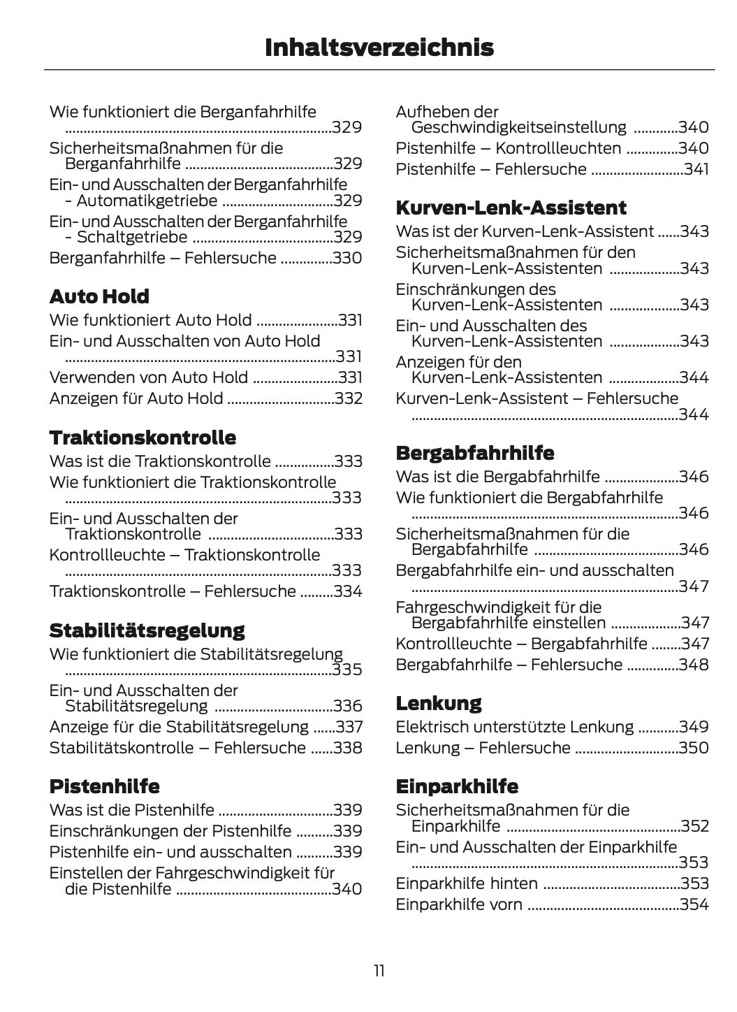 2024-2025 Ford Ranger Bedienungsanleitung | Deutsch