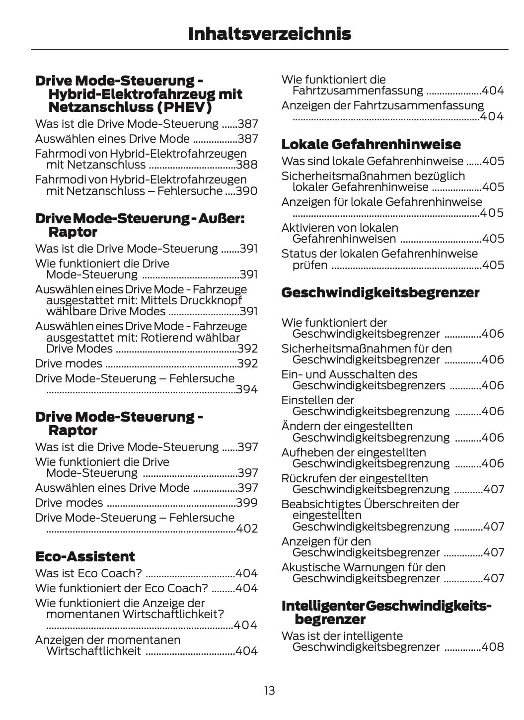 2024-2025 Ford Ranger Bedienungsanleitung | Deutsch