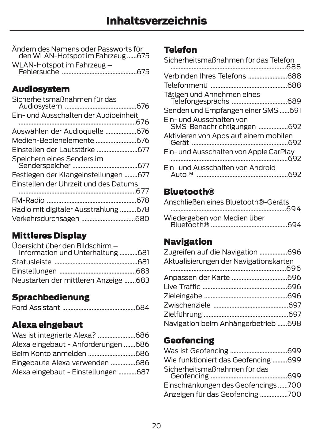2024-2025 Ford Ranger Bedienungsanleitung | Deutsch