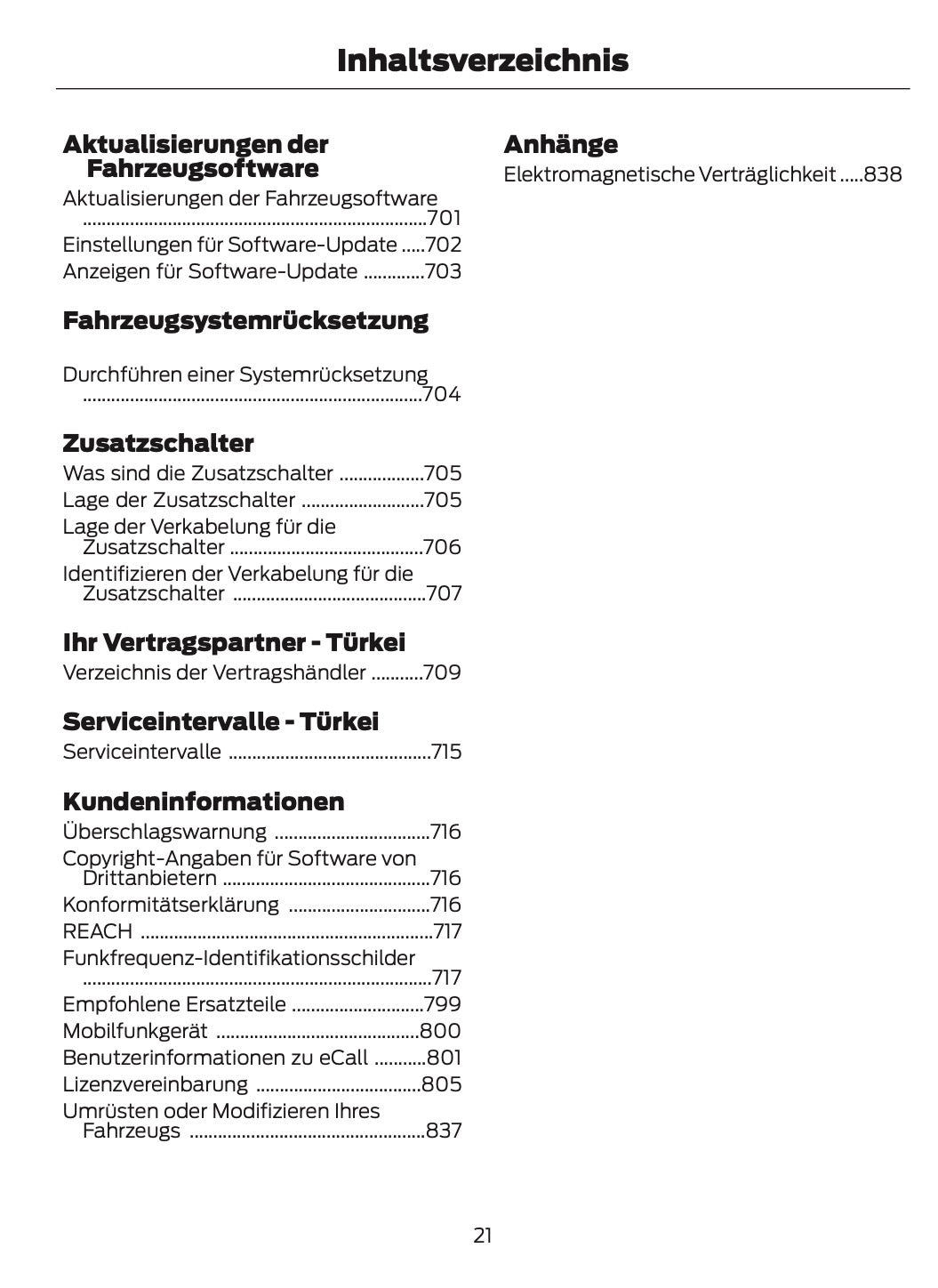 2024-2025 Ford Ranger Bedienungsanleitung | Deutsch