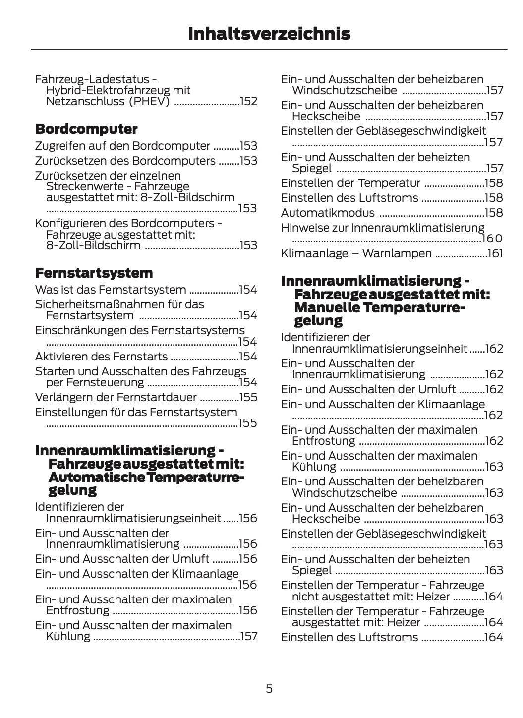 2024-2025 Ford Ranger Bedienungsanleitung | Deutsch