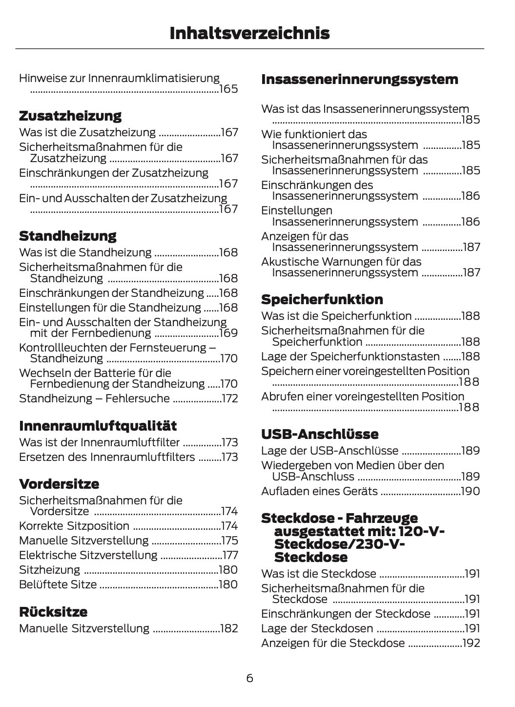 2024-2025 Ford Ranger Bedienungsanleitung | Deutsch