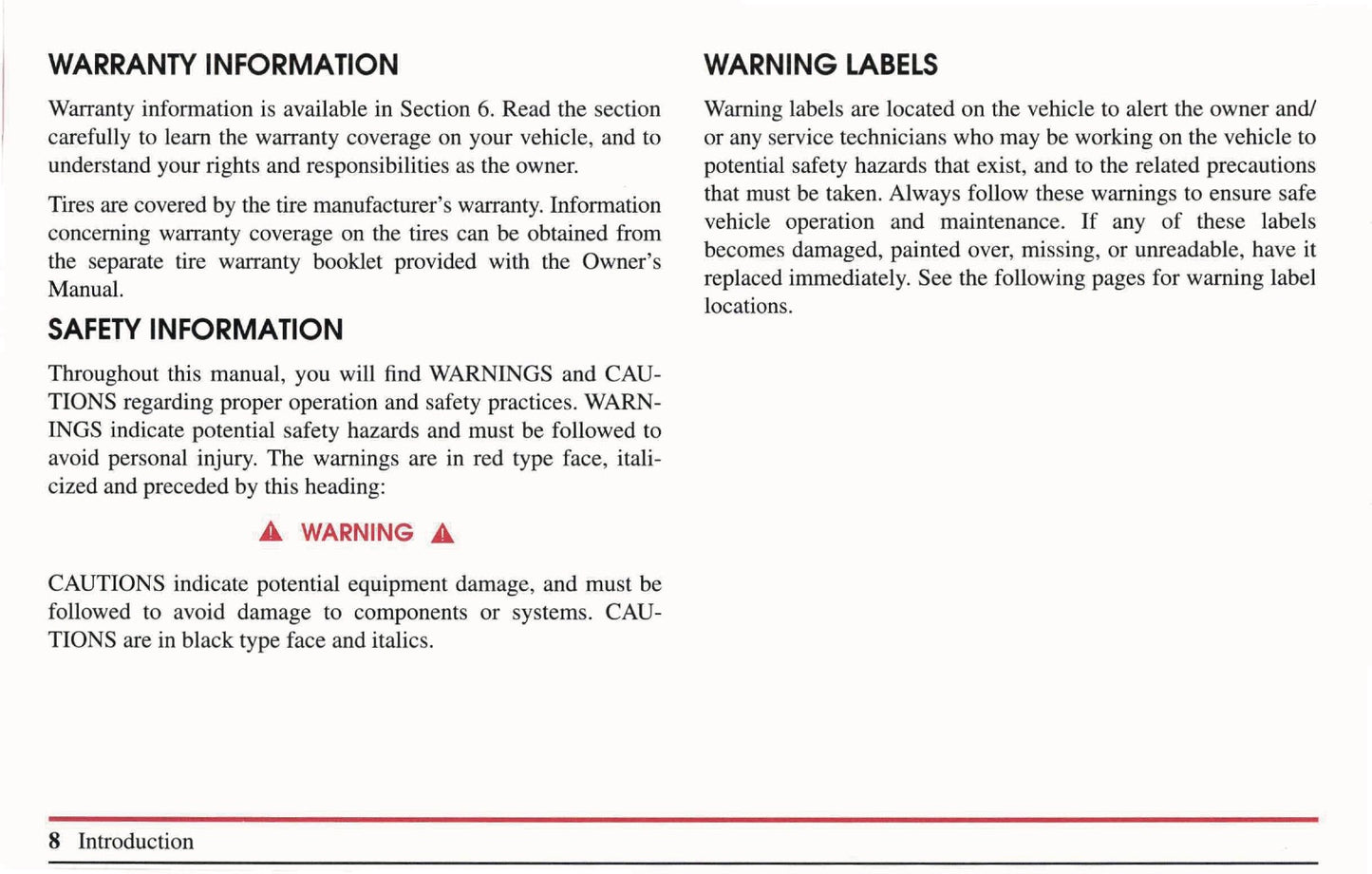 1999 Hummer H1 Owner's Manual | English