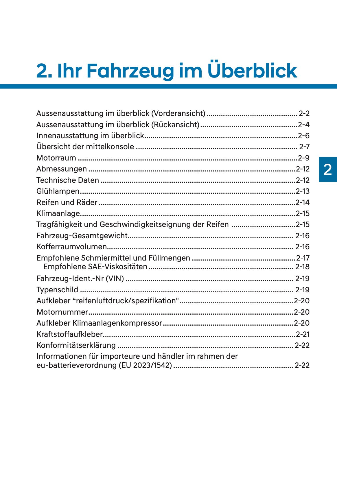 2025 Hyundai i10 Bedienungsanleitung | Deutsch