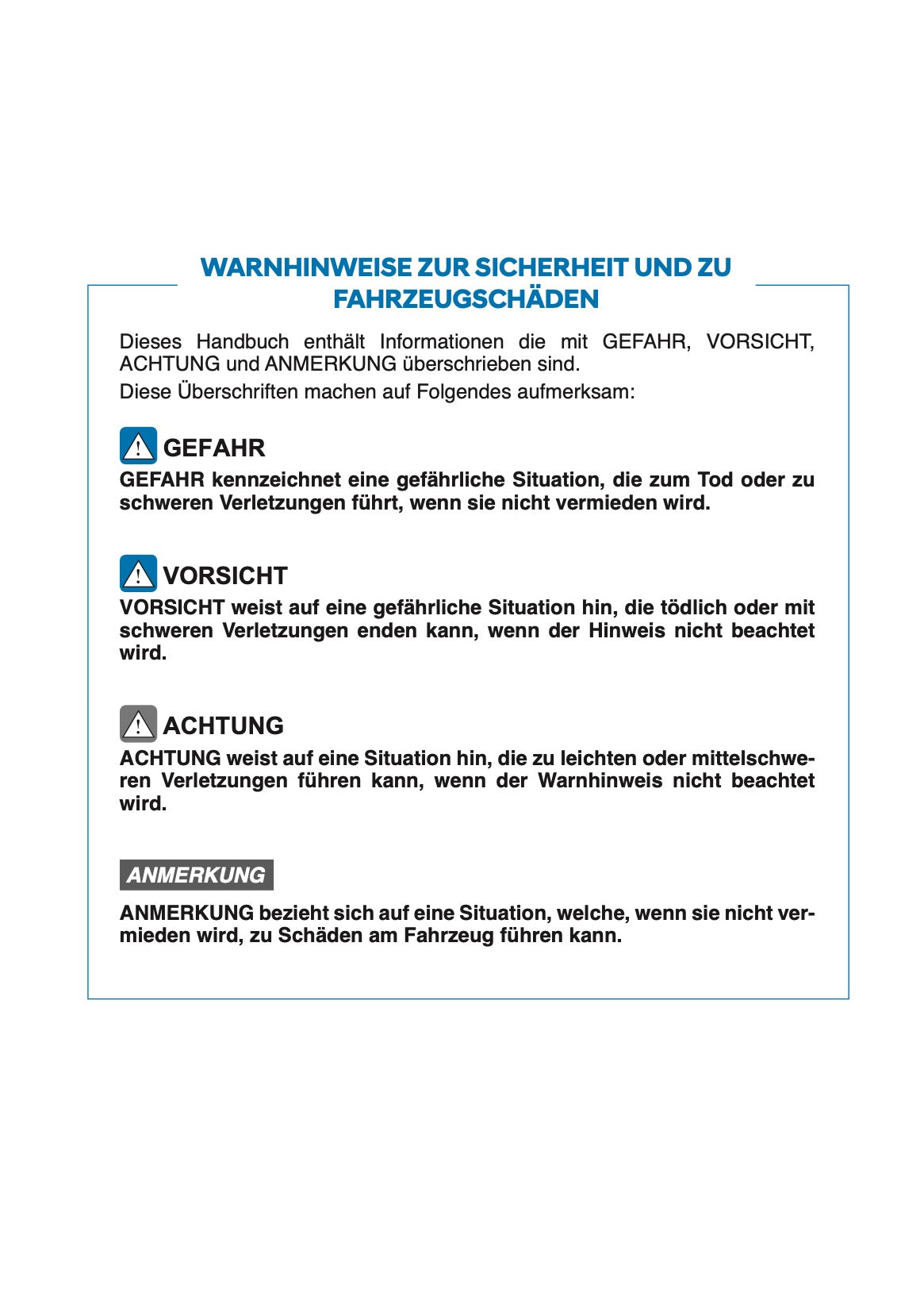 2025 Hyundai i10 Bedienungsanleitung | Deutsch
