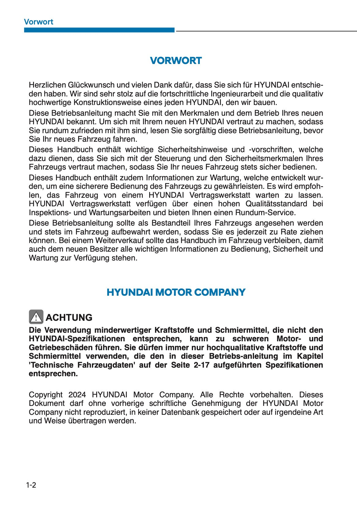 2025 Hyundai i10 Bedienungsanleitung | Deutsch