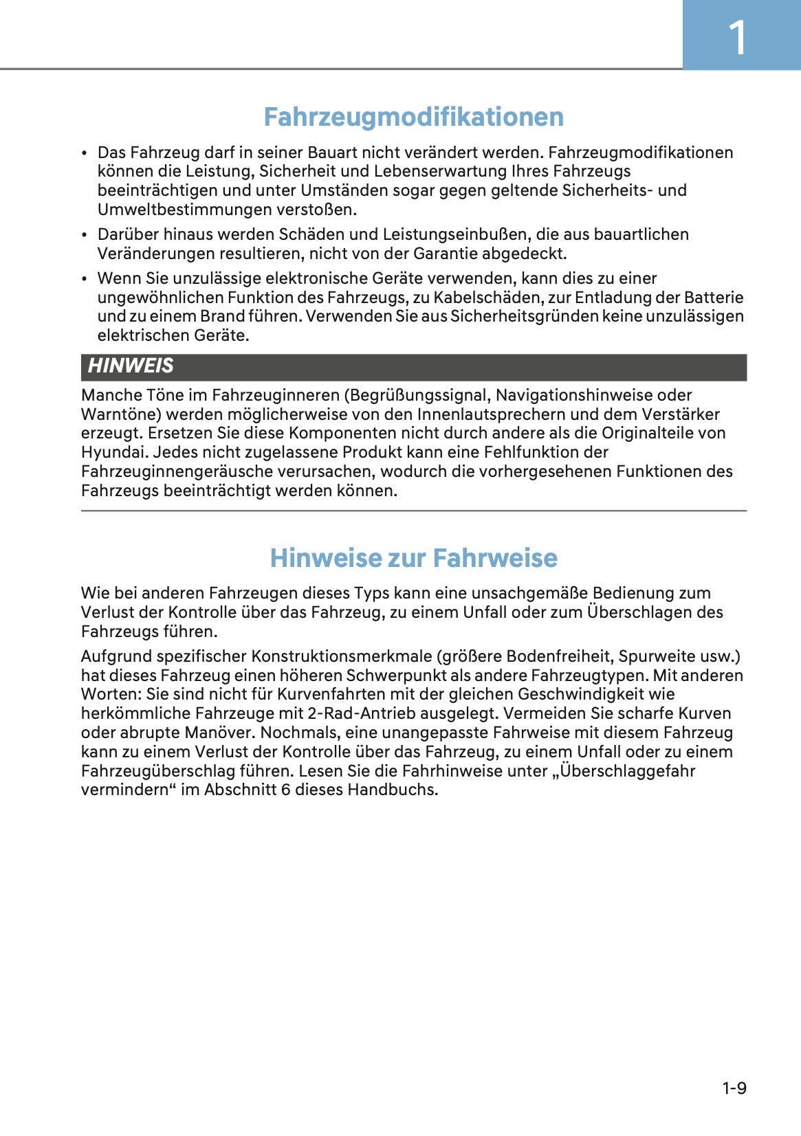 2023-2024 Hyundai Kona Bedienungsanleitung | Deutsch