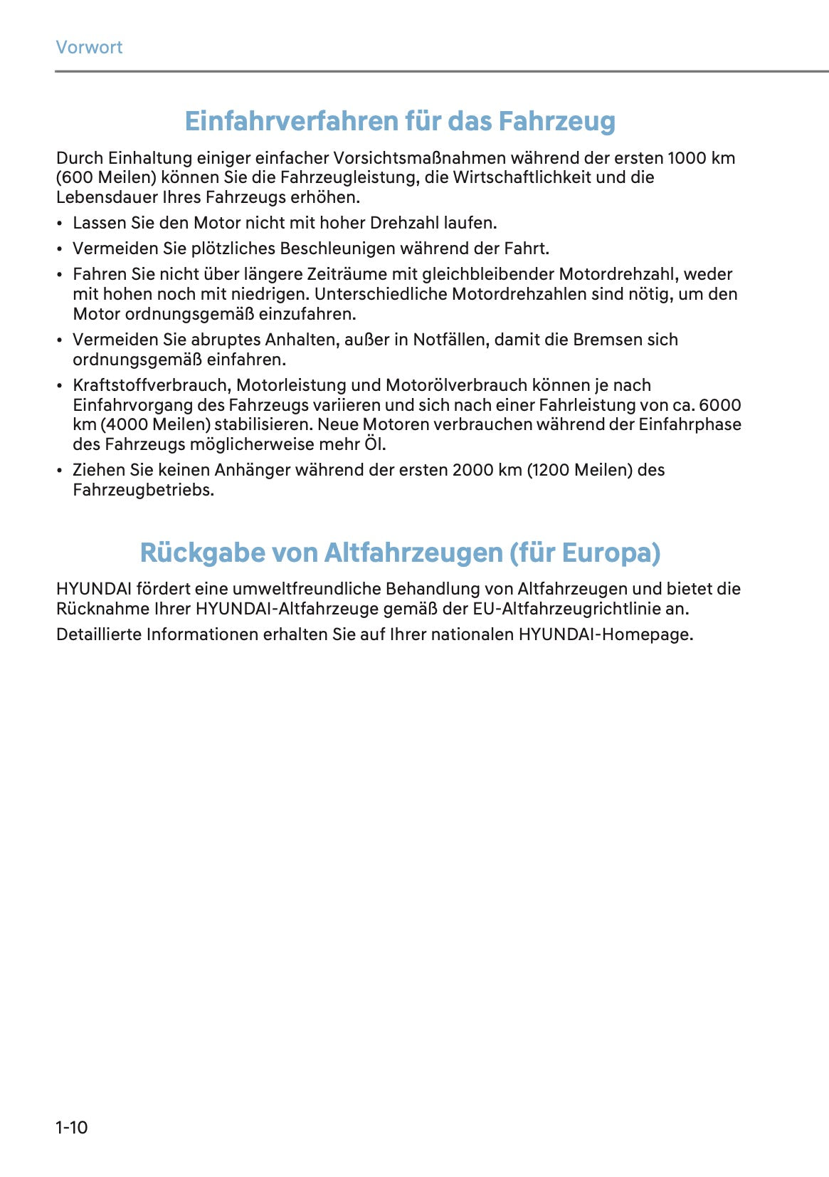 2023-2024 Hyundai Kona Bedienungsanleitung | Deutsch