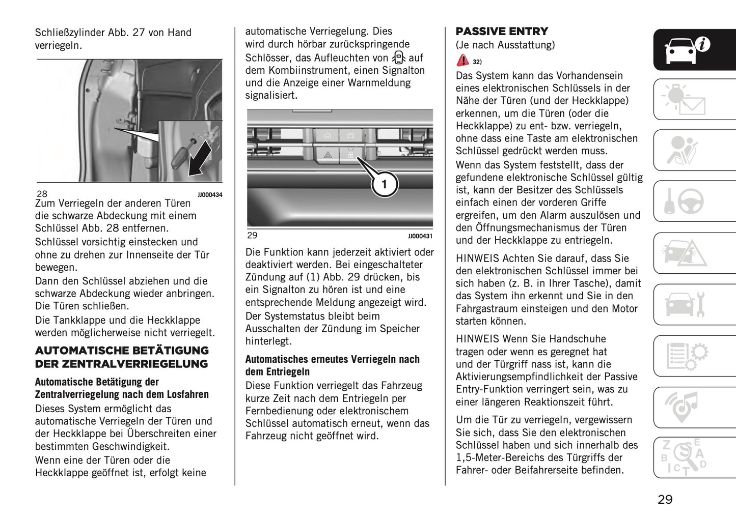 2024-2025 Jeep Avenger Bedienungsanleitung | Deutsch