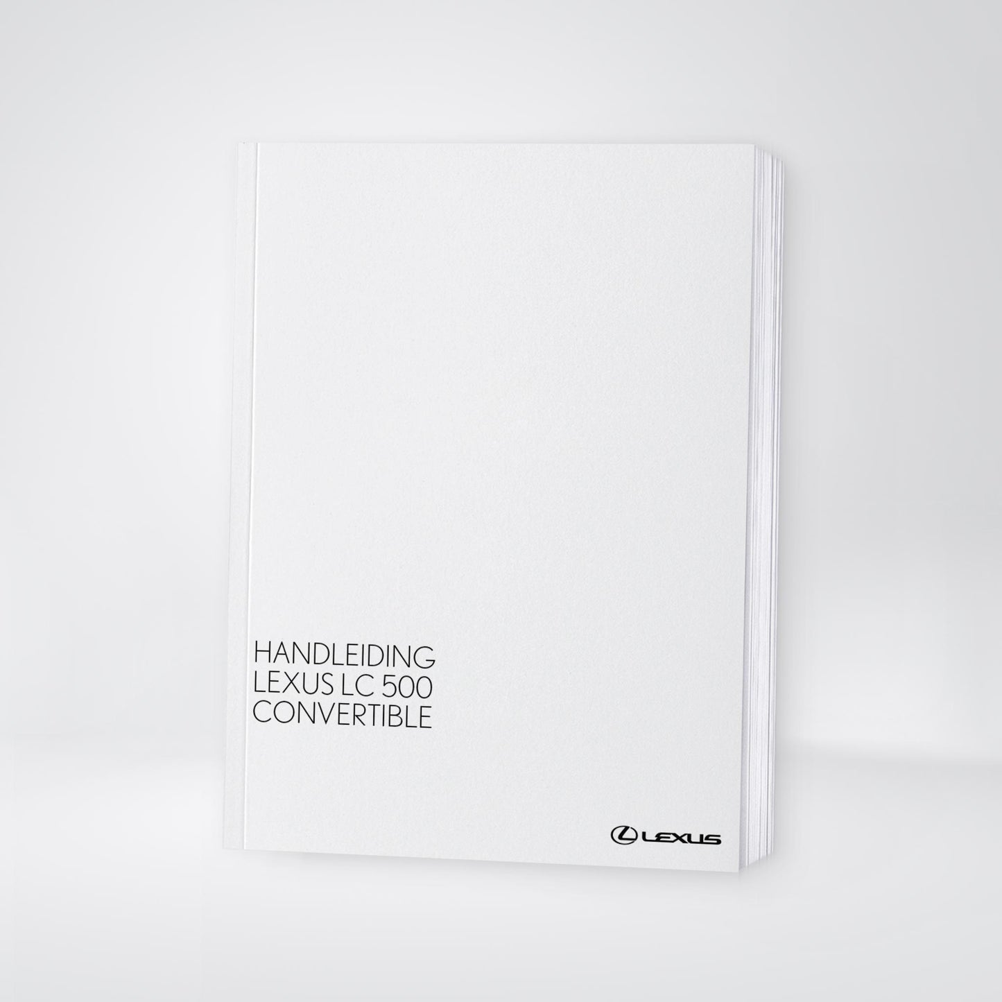 2021-2022 Lexus LC 500 Convertible Owner's Manual | Dutch