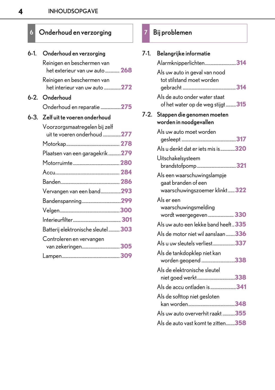 2021-2022 Lexus LC 500 Convertible Owner's Manual | Dutch