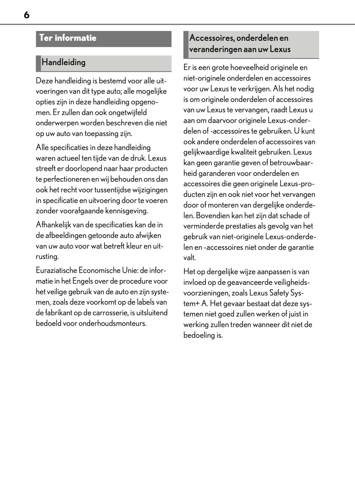 2021-2022 Lexus LC 500 Convertible Owner's Manual | Dutch
