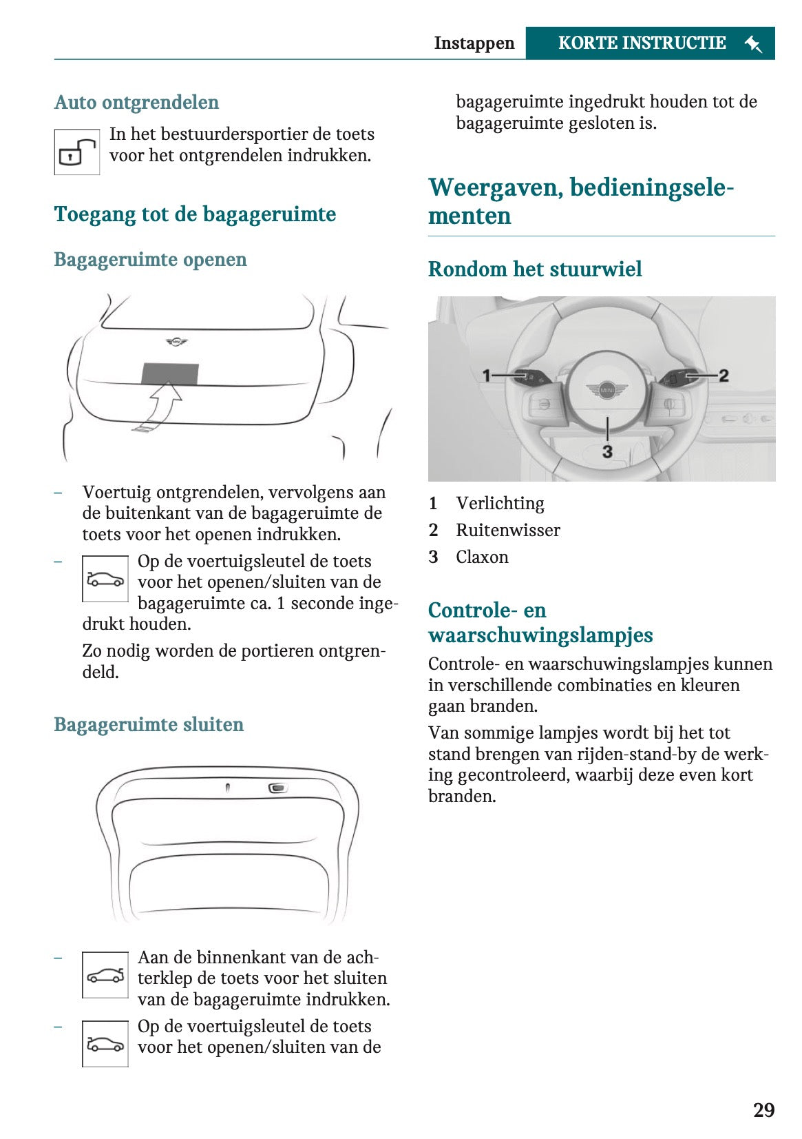 2024 Mini Countryman Electric Owner's Manual | Dutch