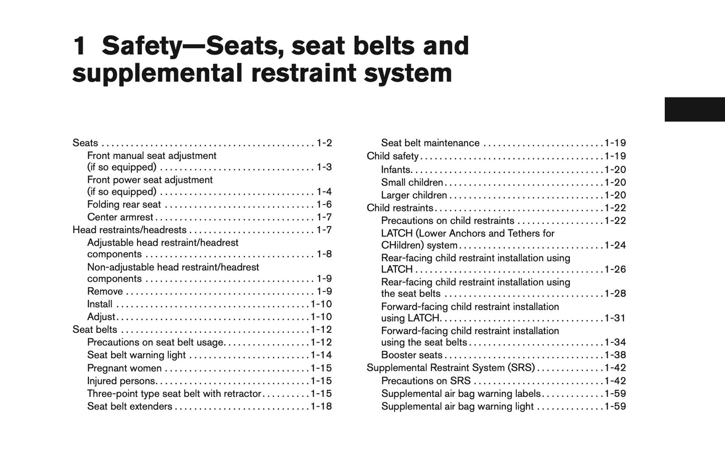 2016 Nissan Altima Owner's Manual | English