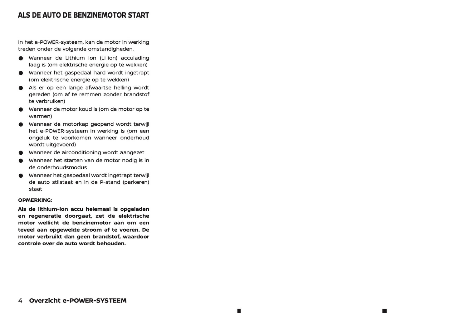 2024-2025 Nissan X-Trail e-Power Owner's Manual | Dutch