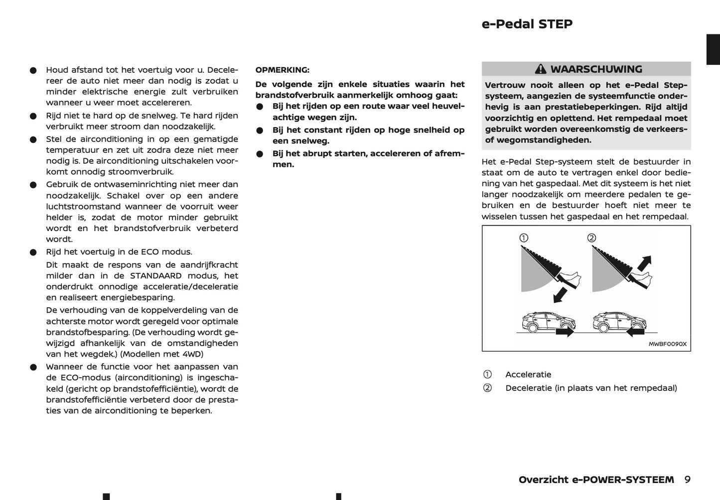 2024-2025 Nissan X-Trail e-Power Owner's Manual | Dutch